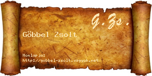 Göbbel Zsolt névjegykártya